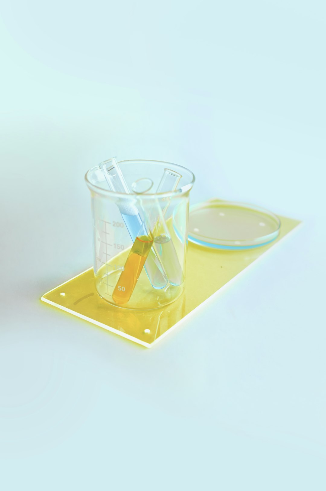 experimenting with test tubes